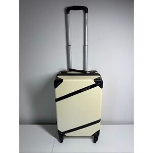 Samsonite Hard-Shell Carry-On Suitcase Spinner Wheels  See Description Cream